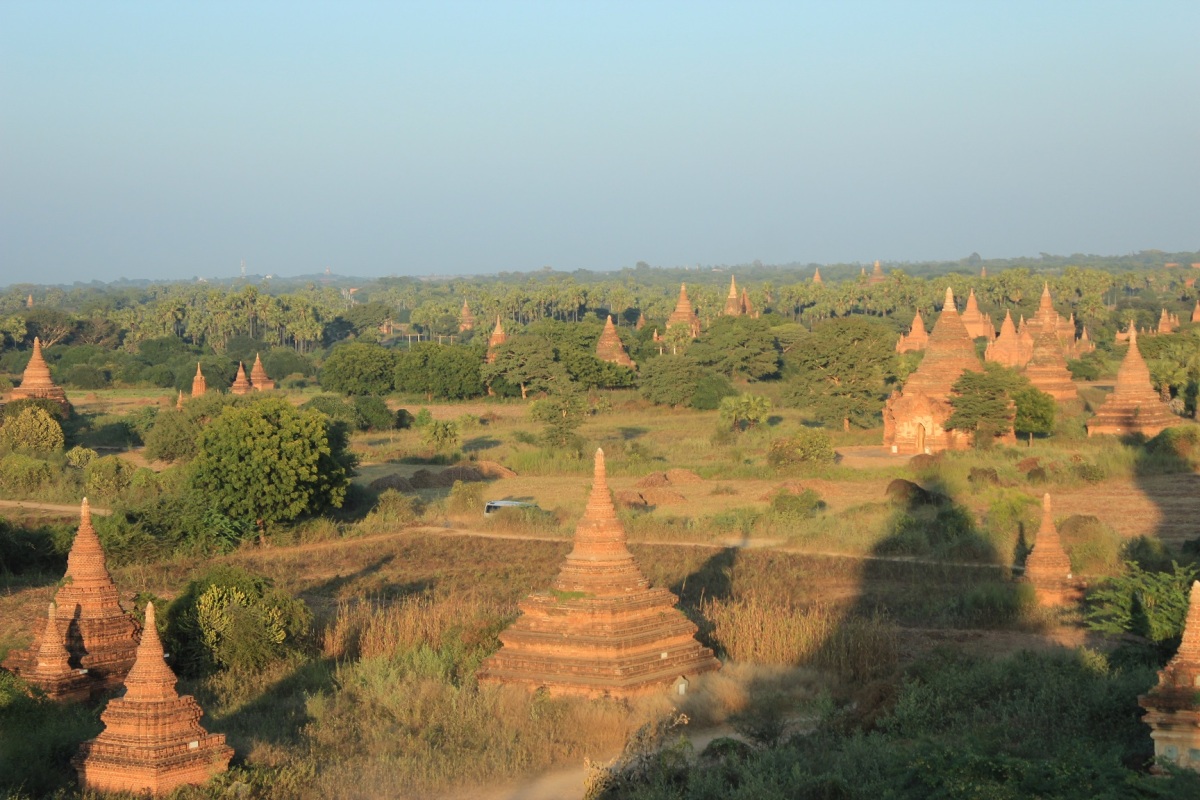 Stupas as far as the eye can see