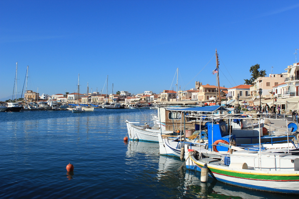 Aegina Town waterfront