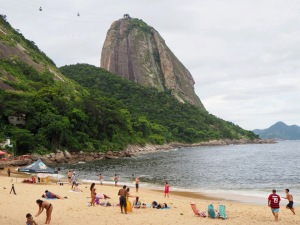 Vermelha Beach, Rio de Janeiro (first time in Rio)